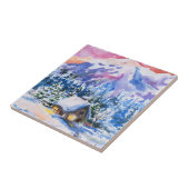 冬の景色 タイル (側面)