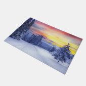 冬の景色 ドアマット (アングル)