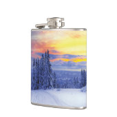 冬の景色 フラスク (左)