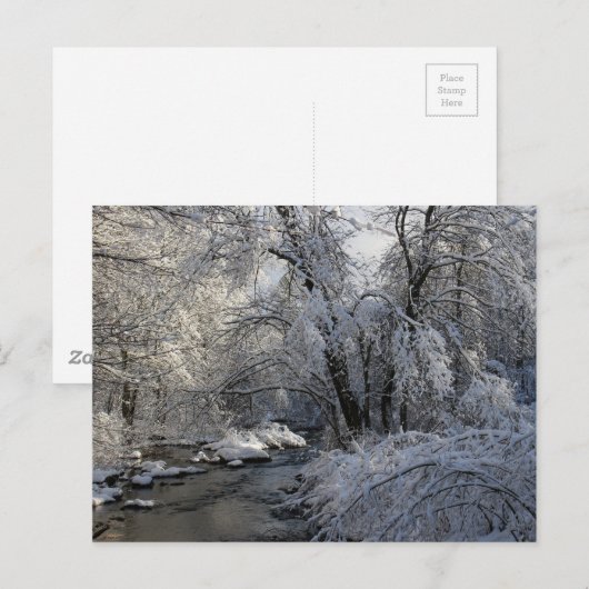 冬の景色 ポストカード (正面/裏面)