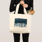 冬の景色 ラージトートバッグ (正面(商品))