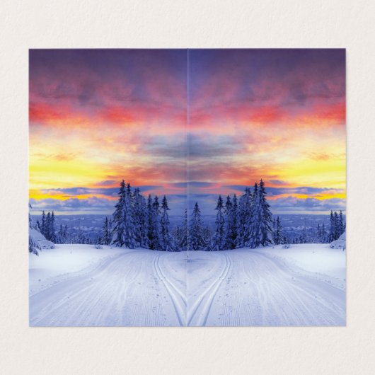 冬の景色 名刺 (外部フラット)