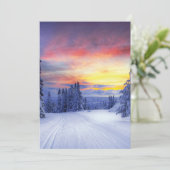 冬の景色 招待状 (スタンド正面)