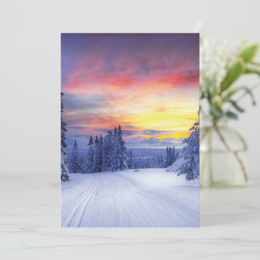 冬の景色 招待状 (スタンド正面)