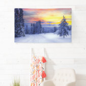 冬の景色 横断幕 (インサイチュ)