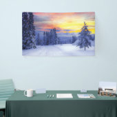 冬の景色 横断幕 (トレードショー)