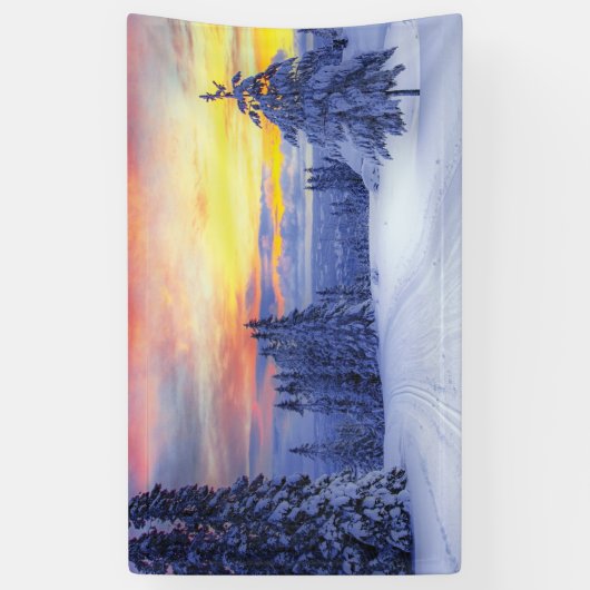 冬の景色 横断幕 (縦)