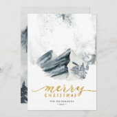 冬の景色 |深い林 シーズンカード (正面/裏面)