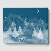 冬の景色 雪 ゲストブック (裏面)