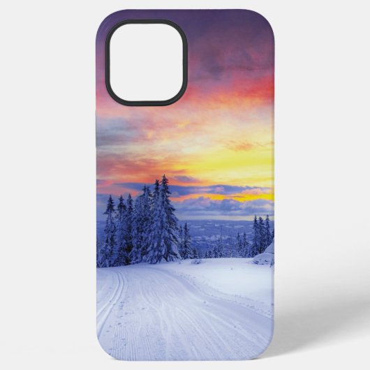 冬の景色 iPhoneケース (裏面)