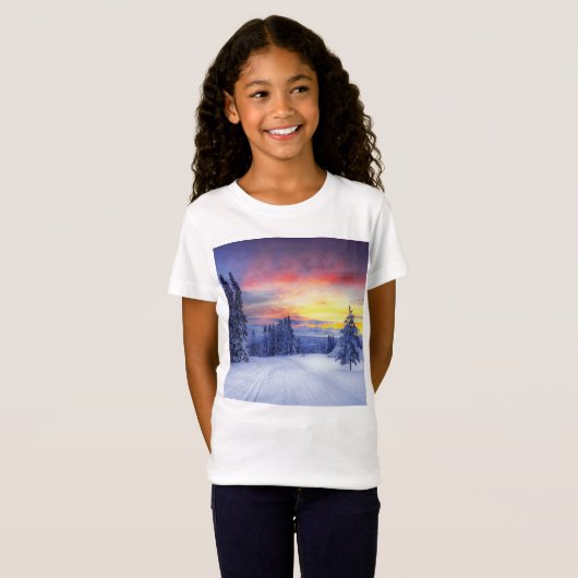冬の景色 Tシャツ (正面フル)