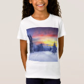 冬の景色 Tシャツ (正面)