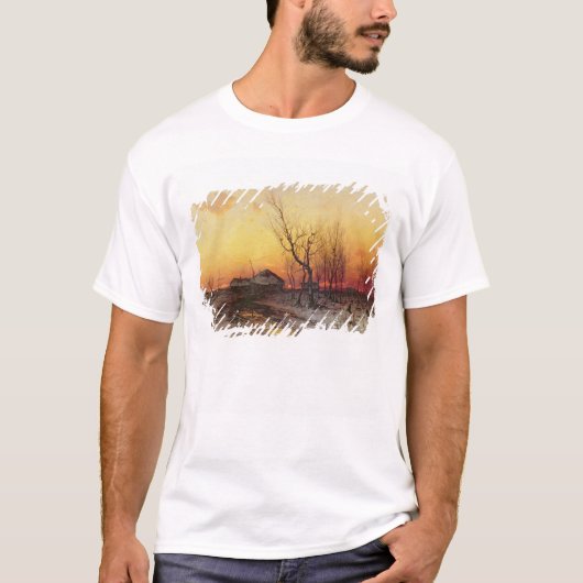 冬の景色 Tシャツ (正面)