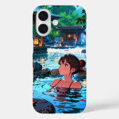 冬の暑い春温泉 Case-Mate iPhoneケース (裏面)