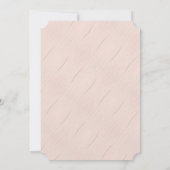 冬の暖かさの独身の大きなフローラブライダルシャワー 招待状 (裏面)