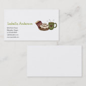 冬の暖かさ · シナモンロール 名刺 (正面/裏面)