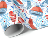 冬の暖かさ ラッピングペーパー (ロールコーナー)