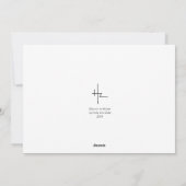 「冬の暖かさ」封筒つきホリデーカード シーズンカード (裏面)