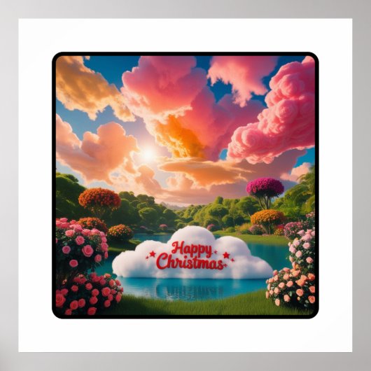 冬の暖かさ:居心地の良いクリスマスの必需品 ポスター (正面)