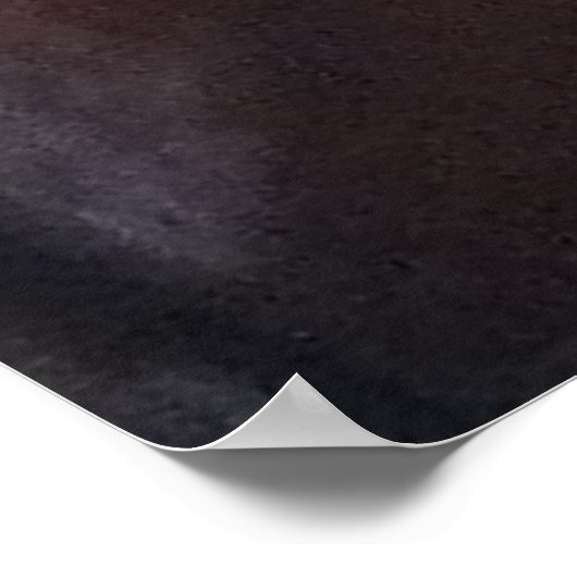 冬の暖炉 ポスター (角)