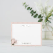 冬の暖結婚度フローラ空白の サンキューカード (スタンド正面)