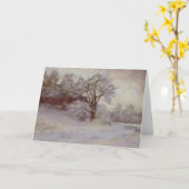 冬の曉カード カード (黄色い花)