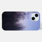 冬の月の朝の風景の写真 Case-Mate iPhoneケース (裏面 (横))