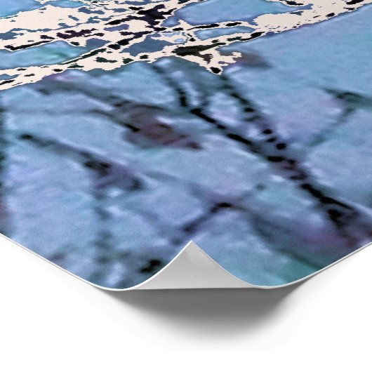 冬の月 ポスター (角)