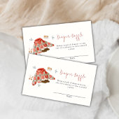 冬の服のおもちゃ赤ちゃんシャワーおむつラッフル エンクロージャーカード