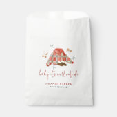 冬の服の赤ちゃんシャワー フェイバーバッグ (正面)