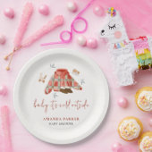 冬の服の赤ちゃんシャワー ペーパープレート (パーティー)