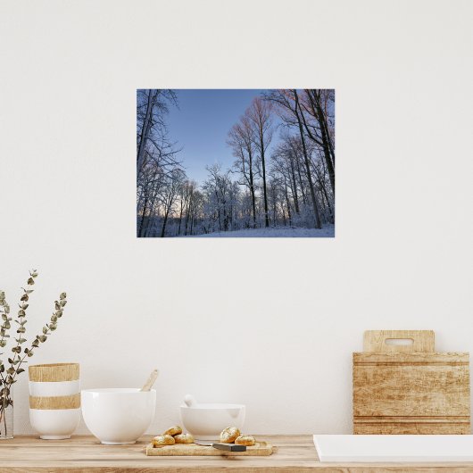 冬の朝の光I ポスター (キッチン)