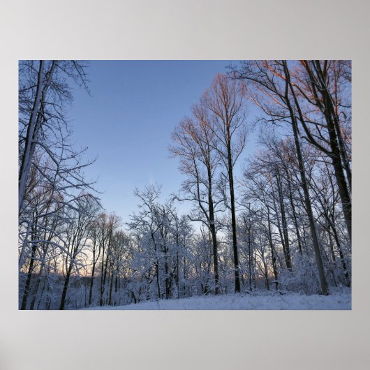 冬の朝の光I ポスター (正面)