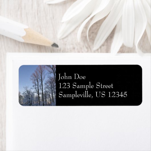 冬の朝の光I ラベル (インサイチュ)