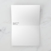 冬の朝の挨拶状 カード (内部)