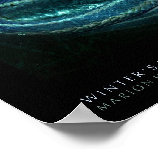 冬の朝灯 ポスター (角)