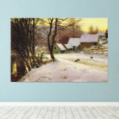 冬の朝 キャンバスプリント (インサイチュ (ウッドフロア))