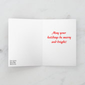 冬の朝 シーズンカード (内部)