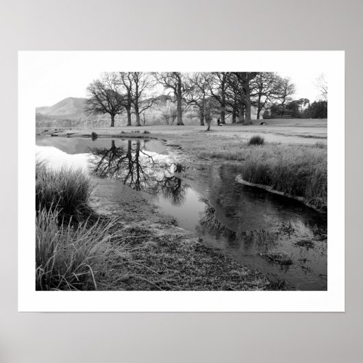 冬の朝：ストランドシャー湾、ダーウェントウェイポスト ポスター (正面)
