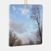 冬の朝 セラミックオーナメント (右)