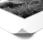 冬の朝：ダーウェントウォーター、ストランドシャー湾 ポスター (角)