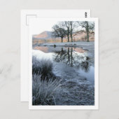 冬の朝：ダーウェントウォーター、ストランドシャー湾 ポストカード (正面/裏面)