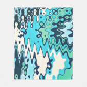 冬の朝 フリースブランケット (正面)