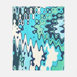 冬の朝 フリースブランケット