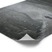 冬の朝 ポスター (角)