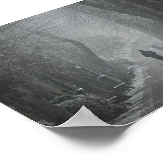 冬の朝 ポスター (角)