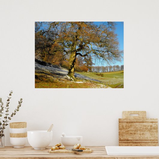 冬の朝 ポスター (キッチン)