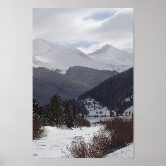 冬の朝 ポスター (正面)