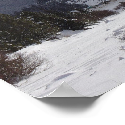 冬の朝 ポスター (角)