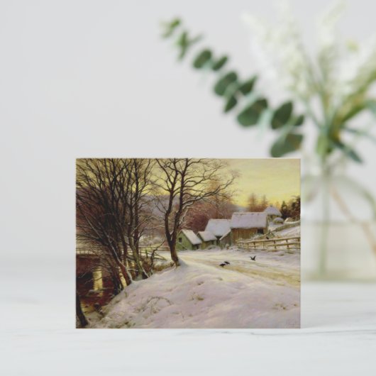 冬の朝 ポストカード (スタンド正面)